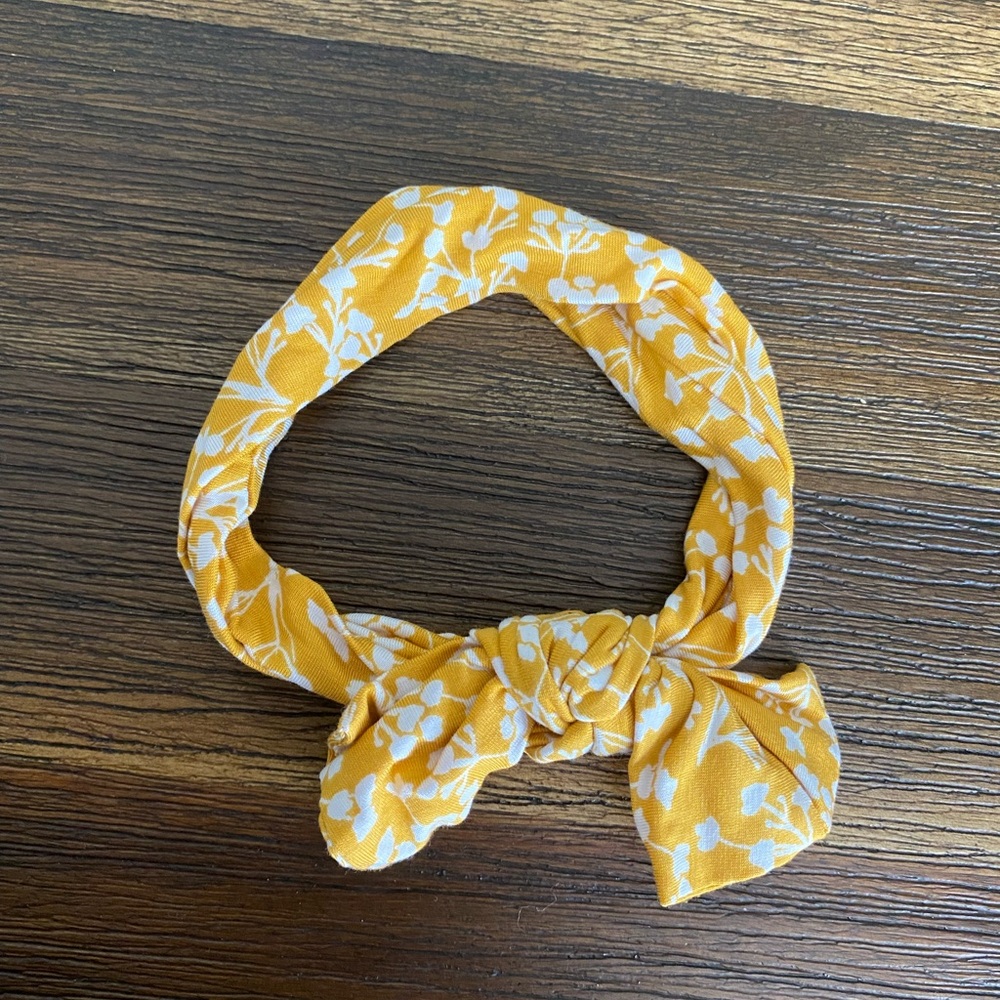 Little Sleepies Golden Poppies Bow